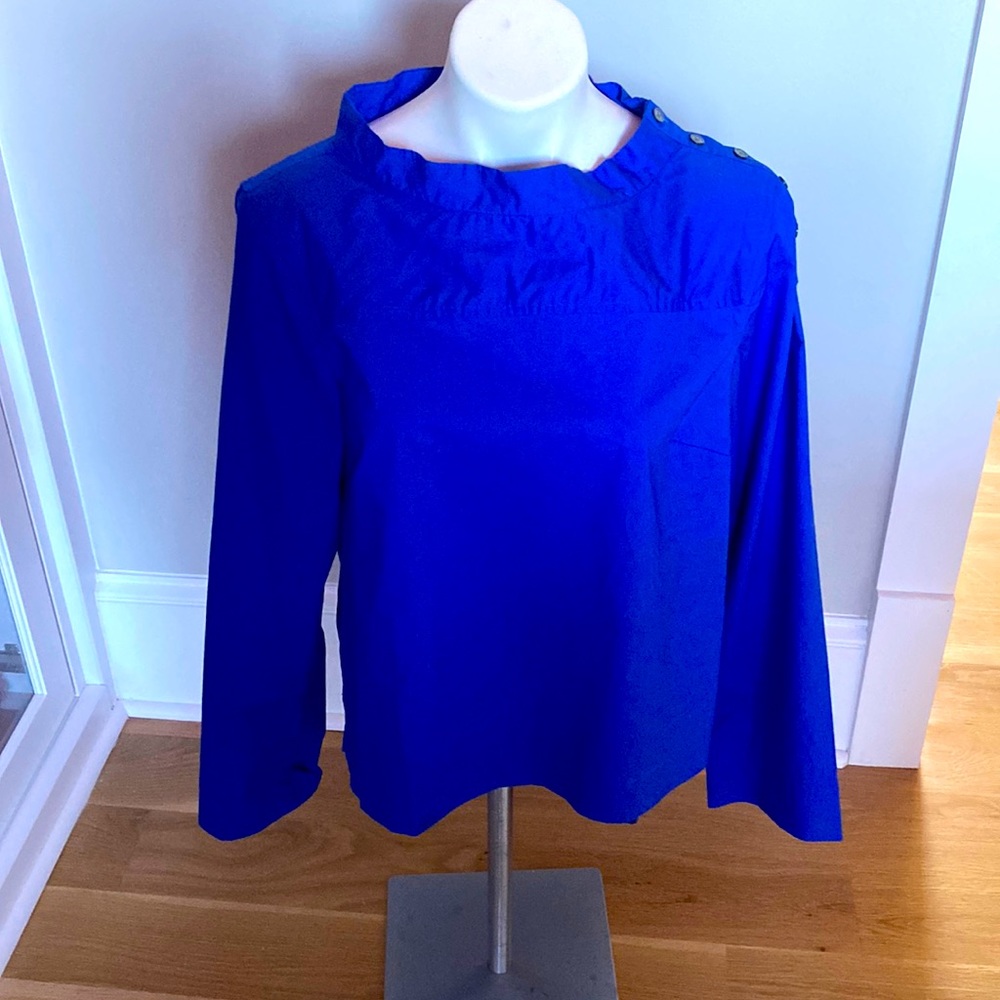 Jcrew cobalt blue blouse